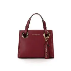 サマンサベガ ロゴベルト スクエアバッグ 小 ワインレッド