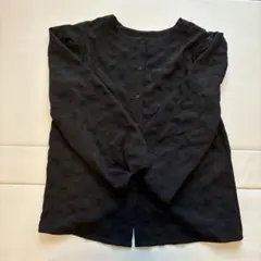 サマンサモスモス　黒の長袖シャツ ボタン付き