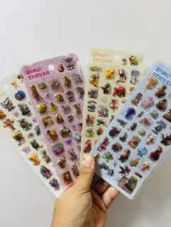 イタリアンブレインロット　ボンボンドロップシール風4枚セット