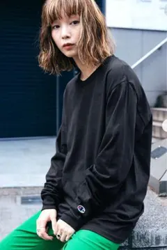 【Champion】レディース チャンピオン コットン ロンT