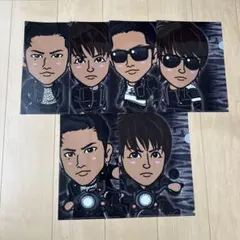 HIGH&LOW 雨宮兄弟(TAKAHIRO OMI)クリアファイル6枚セット