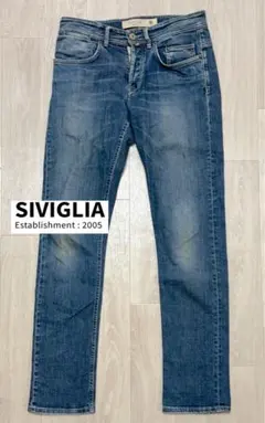 SIVIGLIA イタリア製 ストレッチダメージ加工 デニム 30