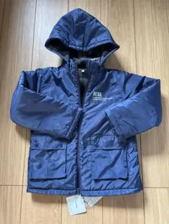 BEBE ネイビー 中綿コート フード付き 130