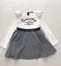 BANANA CHIPS ベロアワンピース　140cm