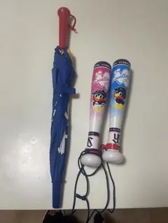 2本セット】ヤクルトスワローズ 応援傘 山田哲人&村上宗隆☆連結可能