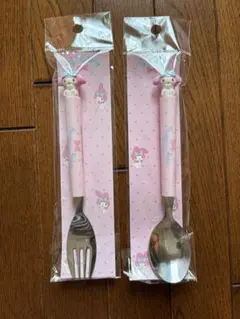 新品 マイメロ マスコット フォーク スプーン セット - メルカリ
