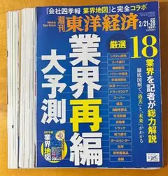 週刊東洋経済 2/21-28 2026 業界再編 裁断済