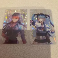 雫原比留子 飴宮怠美 ハンドレッドライン 最終防衛学園 イラストカード