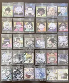 ハンターハンターウエハース　第4弾　シール　30枚コンプリートセット！②切口混在