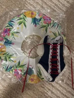 ディーラー様製KUMAKO用水着と花柄浮き輪セット