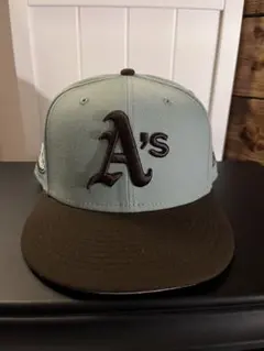 希少カラー　ニューエラ　59fifty 7 1/2 ブラウン　ブルー