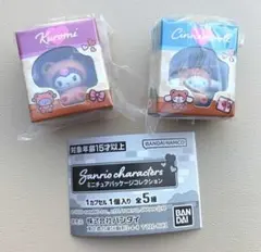 サンリオキャラクターズ ガチャ ミニチュアパッケージコレクション 2点セット