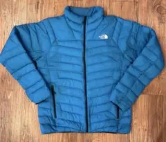 ノースフェイス サンダージャケット ダウン インナーダウン 青 ブルー