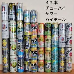 お酒４２本　チューハイ・サワー・ハイボール　350ml×30　500ml×12のサムネイル