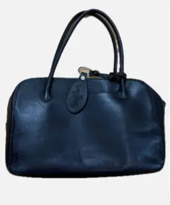 Vintage Leather Shoulder Bag black
