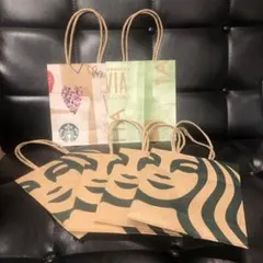 スターバックス ショップ袋 ミニサイズ　6枚セット　スタバ