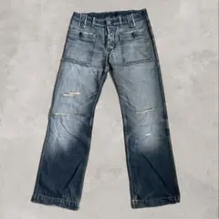 【Diesel】 希少フロントポケットダメージジーンズ