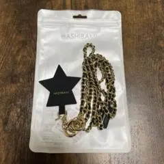 HASHIBAMI ショルダーストラップ　星　ブラック