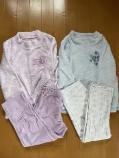 UNIQLO フリースパジャマ2点セット120