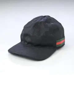 GUCCI ブラック ベースボールキャップ