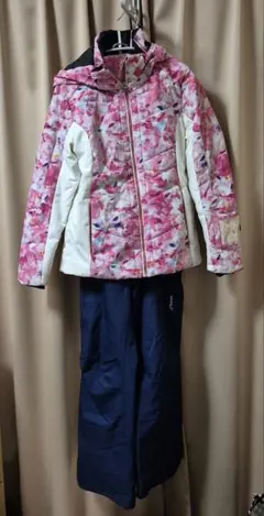 phenix スキー上下セット 女性用 S ピンク/ホワイト・ネイビー