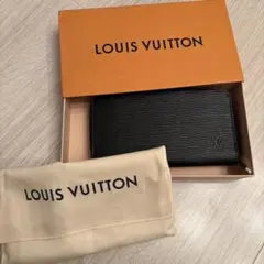 LOUIS VUITTON エピレザー ブラック 長財布