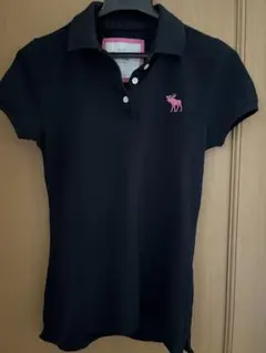 Abercrombie & Fitch ネイビー ポロシャツ S