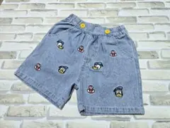 ドナルドダック刺繍 半ズボン 110cm