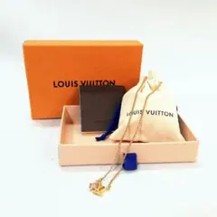 【美品】ルイヴィトン　ネックレス　コリエ・ルルグラム　ゴールド　金　ピンク