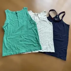レディースタンクトップ3枚セット