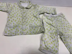 PG GAUZE ダブルガーゼパジャマ　80センチ　洋梨柄