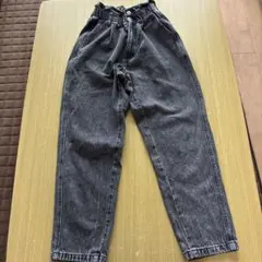 レディース デニムパンツ ブラック X S