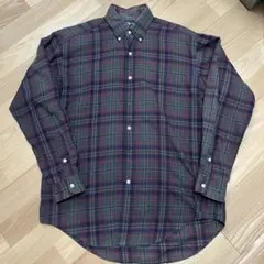 訳あり 90s ポロ ラルフローレン ブレイク チェックシャツ S