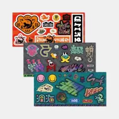 匿名配送 新品 スプラトゥーン2 イカすテッカー 3種セット Switch