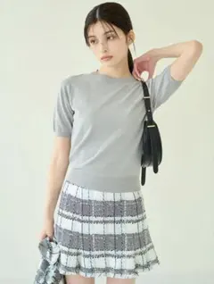 スナイデル（SNIDEL）ツイードミニスカート