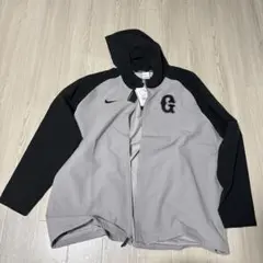ジァイアンツ　Nike フード付きジャケット グレー/ブラック