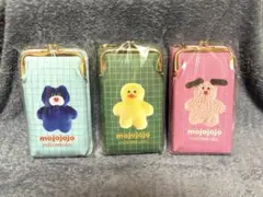 mojojojo ウォレット付きスマホショルダーポーチ 3種セット