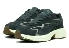 新品✨️PUMA 天然皮革使用 厚底スニーカー 箱付き 定価15,400円