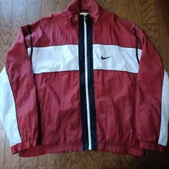 【2WAY】90s 00s NIKE ナイキ ナイロンジャケット 刺繍ロゴ