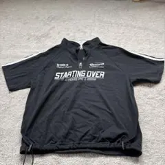 STARTING OVER 黒 半袖Tシャツ