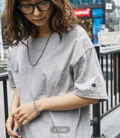 チャンピオン　半袖Tシャツ　グレー　Мサイズのサムネイル