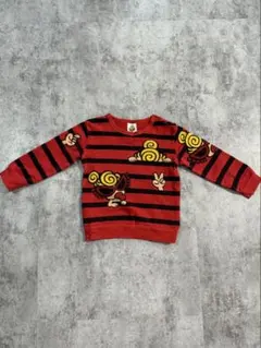 ヒスミニ ロンT 赤黒ボーダー ミニちゃん 人気