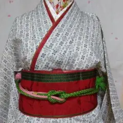 単衣その２ 白い絣 着物のみ