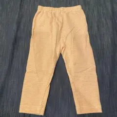 ベビー レギンス オレンジストライプ 80 ユニクロ　UNIQLO 80cmのサムネイル