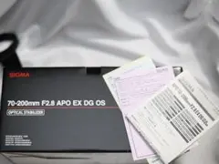 SIGMA 70-200mm F2.8 APO EX DG OS HSMニコンF