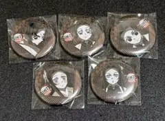 鬼滅の刃 ダイニング お楽しみくじ 缶バッジ　胡蝶しのぶ　胡蝶カナエ　コンプ