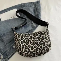 レオパード柄 Y2K ショルダー バッグ ヒョウ柄 ボディバッグ 斜め掛け 韓国