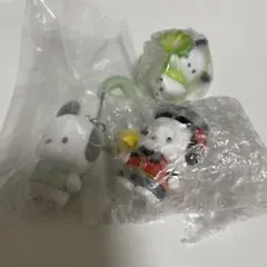 サンリオシークレットストラップ　ガチャガチャ ポチャッコ3個セットのサムネイル