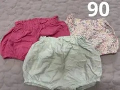 H&M ベビー用パンツ 3点セット 90