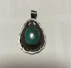 ナバホ族　ターコイズ　ペンダントベッド　ゲーリーリーブス